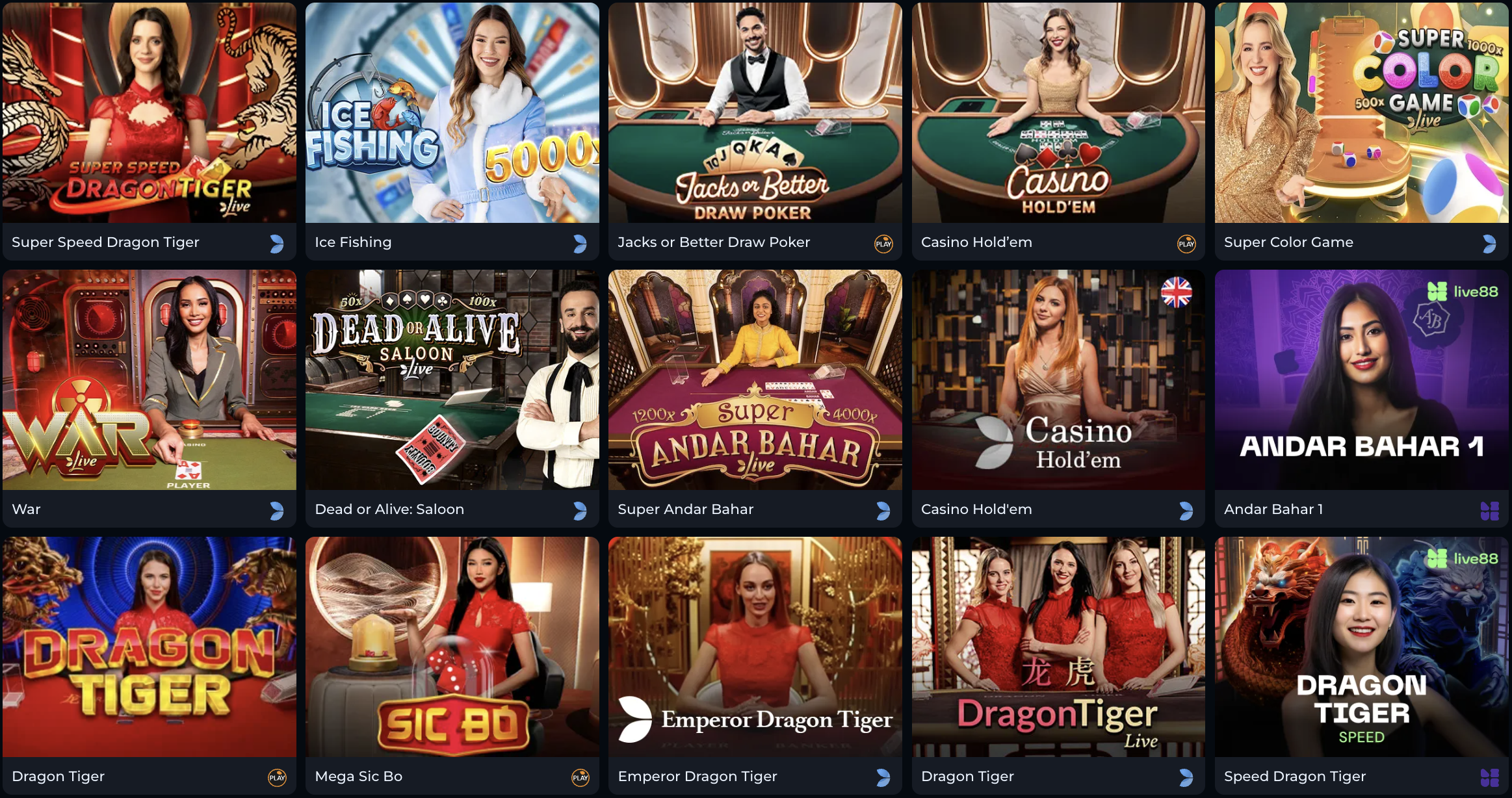 Betico élő casino