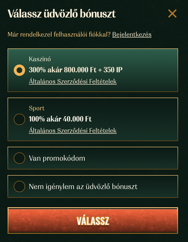 Spybet regisztráció